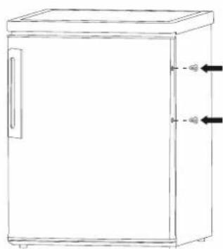 Infiniton CL-42L5NET - Change of door direction - 11