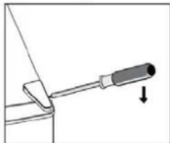 Infiniton CL-42L5NET - Mudança de direção da porta - 1