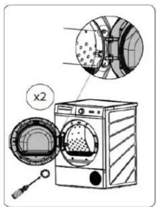 DANBY DDY040D4WDB - DOOR REVERSAL - 12