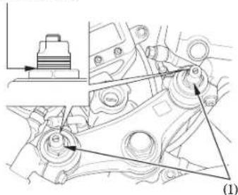 Honda Firestorm VTR1000F (2005) - Suspensión delantera - 1