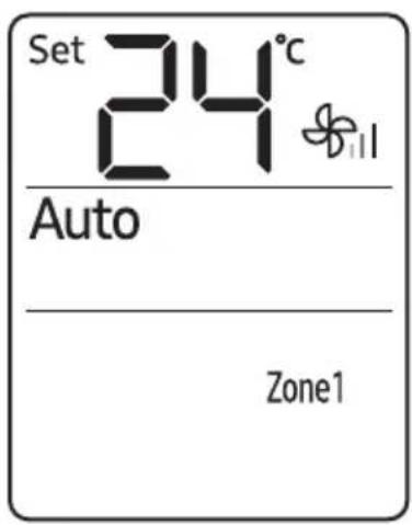 Set 24°C Auto Zone1