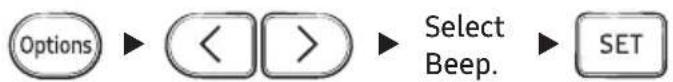 SAMSUNG AR-EH04T - Beep sound function - 1