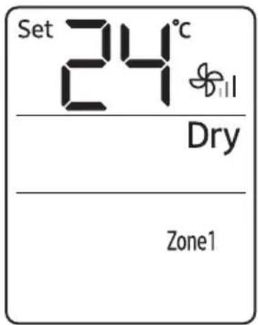 Set 24°C Dry Zone1