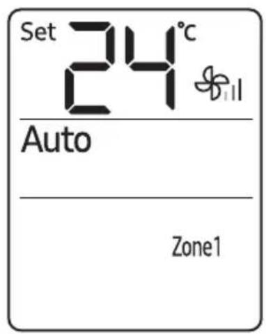 Set 24°C Auto Zone1