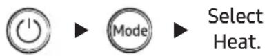 SAMSUNG AR-EH04T - Heat mode - 1
