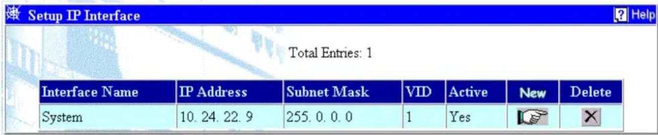 Setup IP Interface Total Entries: 1 Interface Name IP Address Subnet Mask VID Active New Delete System 10.24.22.9 255.0.0.0 1 Yes < img src="box123c16a1w2c1e"> ×< img src="box123c16a1w2c1e">< img src="box123c16a1w2c1e">< img src="box123c16a1w2c1e">< img src="box123c16a1w2c1e">< img src="box123c16a1w2c1e">< img src="box123c16a1w2c1e">< img src="xx23c16a1w2c1e">< img src="box123c16a1w2c1e">< img src="xx23c16a1w2c1e">< img src="xx23c16a1w2c1e">< img src="xx23c16a1w2c1e">< img src="xx23c16a1w2c1e">< img src="xx23c16a1w2c1e">< img src="xx23c16a1w2d777777777777777777777777777777777777777777777777777777777777777777777777777777777777777777777777