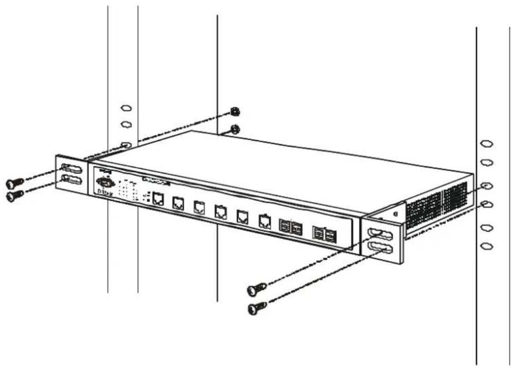 D-LINK DGS-3308TG - Rack Installation - 2