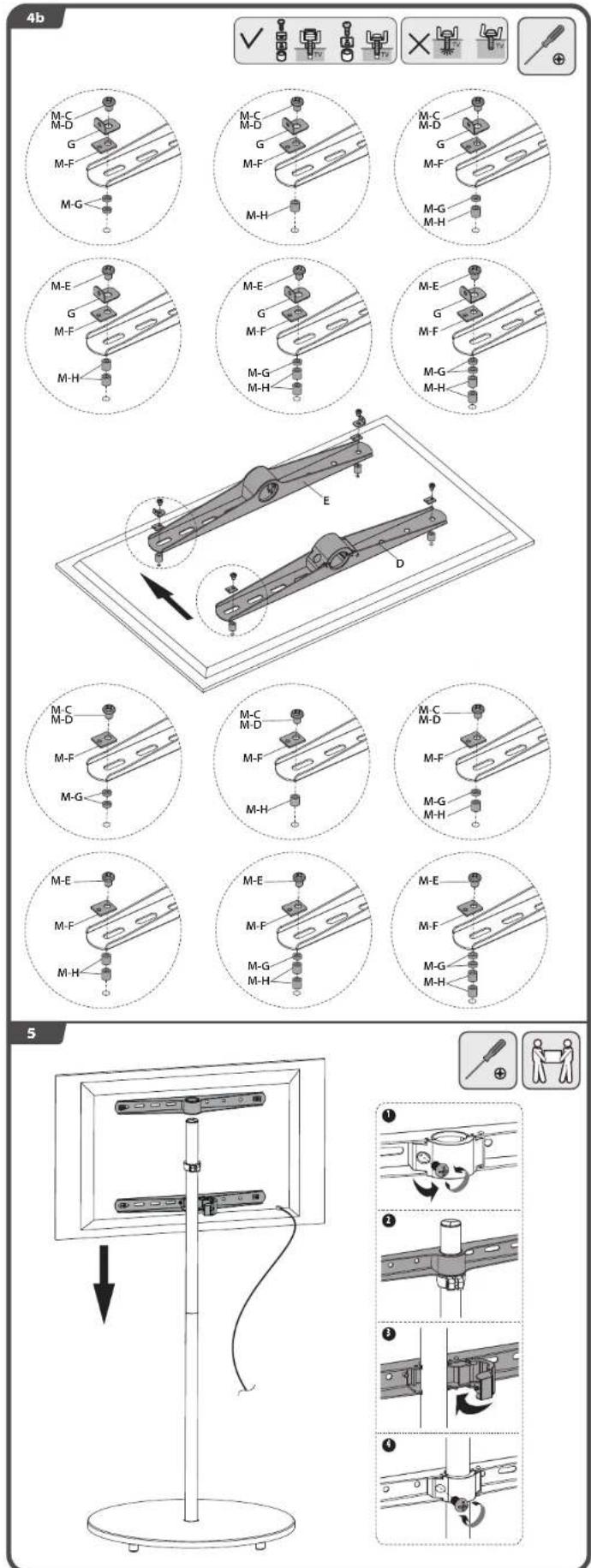 XTRARM FS2040 - TV stand - 8