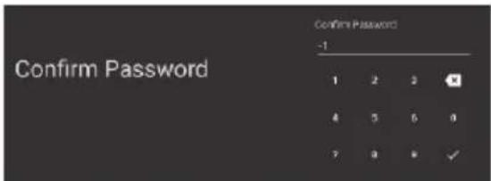 Confirm Password -1 1 2 3 4 5 6 0 7 8 9 ✓