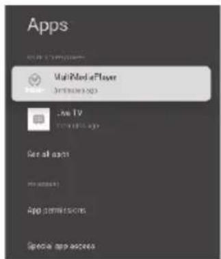 Apps MultiPlayer Live TV Get all apps App commissions Special app access