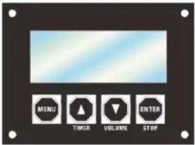 MENU TIMER VOLUME ENTER STOP