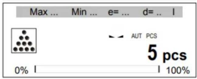 Max ... Min ... e= ... d= .. l 0% | AUT PCS 5 pcs 100%