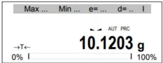 Max ... Min ... e= ... d= .. l →T← AUT PRC 10.1203 g 0% l | 100%