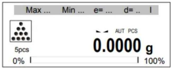 Max ... Min ... e= ... d= .. l 5pcs 0% l AUT PCS 0.0000 g 100%
