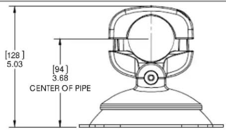 [128] 5.03 [94] 3.68 CENTER OF PIPE