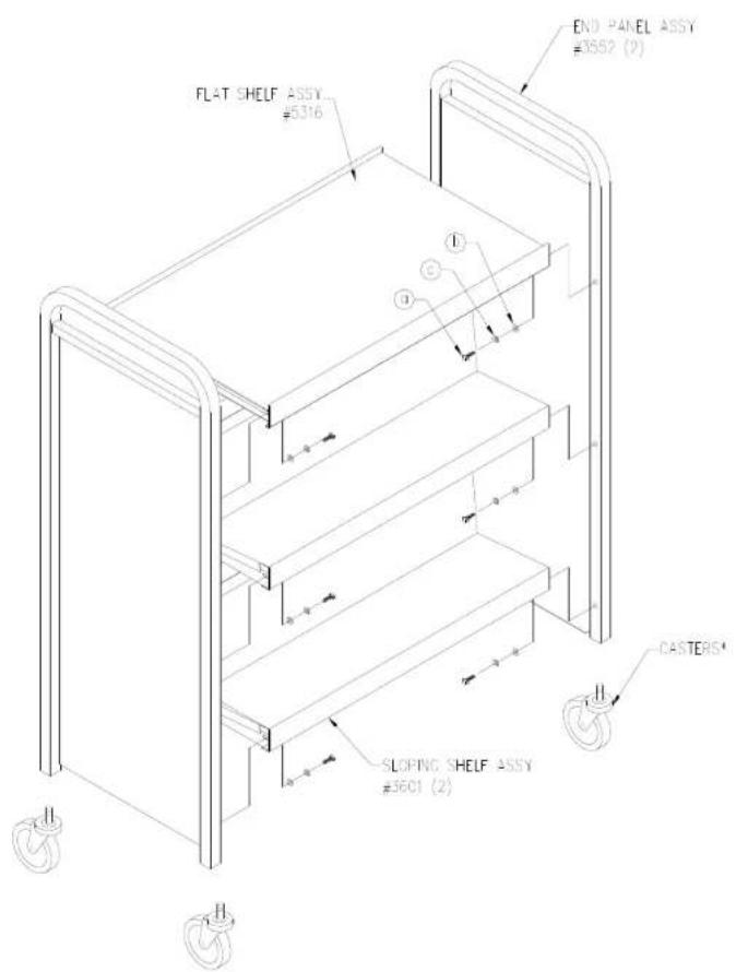 DA-LITE BK-212 - HH-100 (7038) - 1
