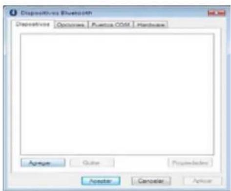 Dispositives Bluetooth Dispositives Opcodes Puertas COM Hardware Apoctur Quit Projected Apoctur Canceler Apoctur