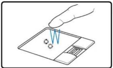 ASUS N20A-2P006E - Ilustraciones del uso del Touchpad - 4