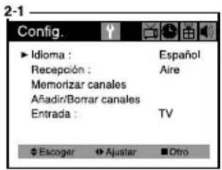 DAEWOO CM27101S - Changing the Language of the On-screen Menus - 2