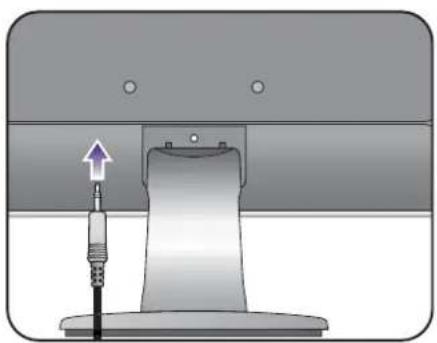 BENQ GW2260E - Connect the power cable to the monitor. - 2