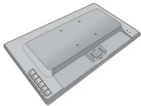 BENQ GW2260E - Attach the monitor base. - 2