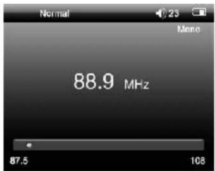 Normal 23 Mono 88.9 MHz 87.5 108