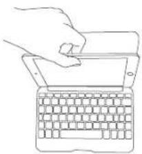 Zagg IM2ZKF-WWB - INSERTING/REMOVING YOUR iPAD® - 1