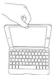 Zagg IM2ZKF-WWB - INSERTING/REMOVING YOUR iPAD® - 3