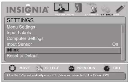 INSIGNIA NS-19E450WA11 - To turn TV Auto Power On on or off: - 2
