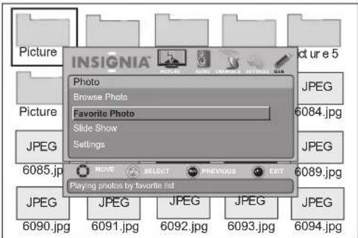 INSIGNIA NS-19E450WA11 - To view favorite photos: - 3