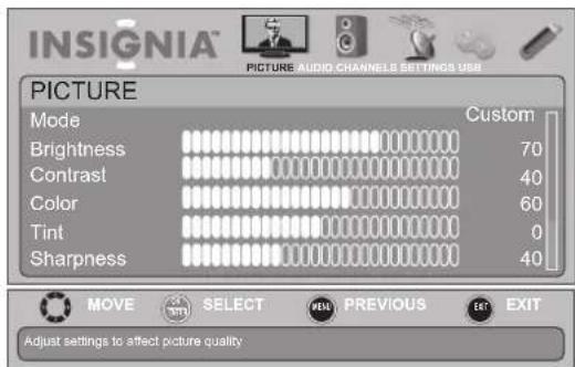 INSIGNIA NS-19E450WA11 - To turn TV Auto Power On on or off: - 1