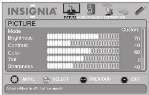 INSIGNIA NS-19E450WA11 - To add or change a channel label: - 1