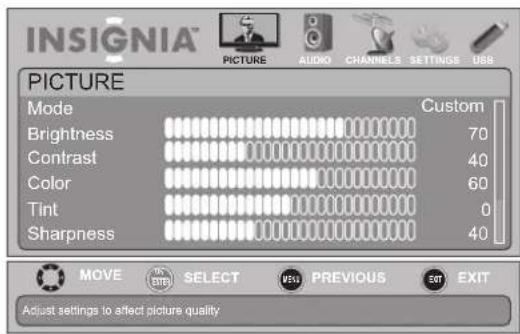 INSIGNIA NS-19E450WA11 - To set up a favorite channel list: - 1