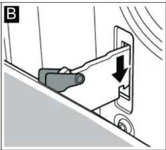 SIEMENS HK5L00070M - Attaching the door - 2