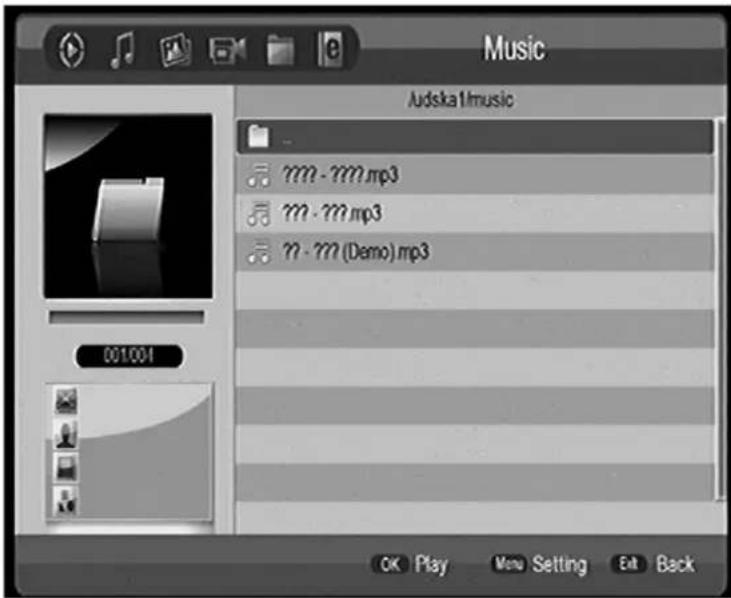 GoGen DVB 116 T2PVR - 3) MUSIC - 1