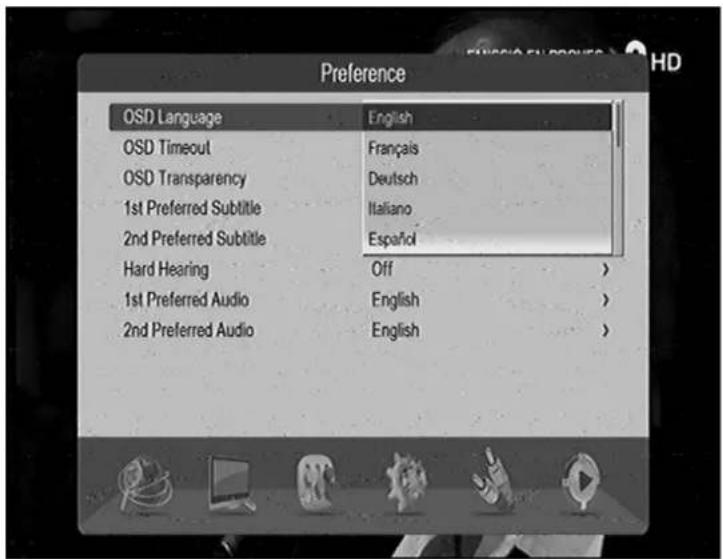 GoGen DVB 116 T2PVR - OSD Language - 1