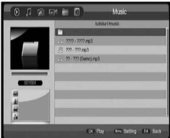 GoGen DVB 116 T2PVR - 3) MUSIK - 1