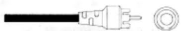 HITACHI 60SX12B - 300-Ohm Twin Lead Connector "F" Type 75-Ohm Coaxial Antenna Connector - 1