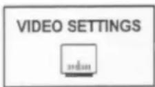 HITACHI 60SX12B - VIDEO SETTINGS - 1