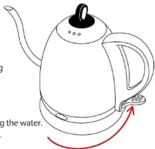 g the water.