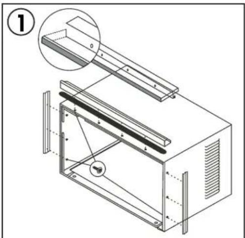 DANBY DAC250BGUWDB - Supports de canaux en forme "L" et "U" - 1