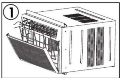 DANBY DAC250BGUWDB - Extracción del chasis del armario - 1