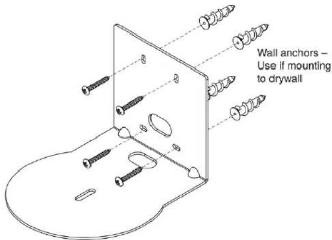 Vaddio EasyIP Ecosystem Base Kit - Installing the Wall Mount for the Camera - 1