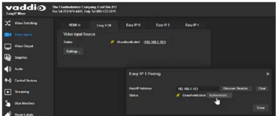 Vaddio EasyIP Ecosystem Base Kit - Note - 1