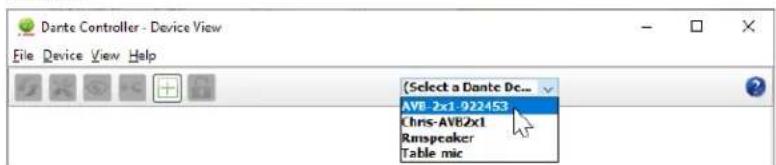 Vaddio EasyIP Ecosystem Base Kit - To physically locate Dante devices using the Dante Controller application: - 2