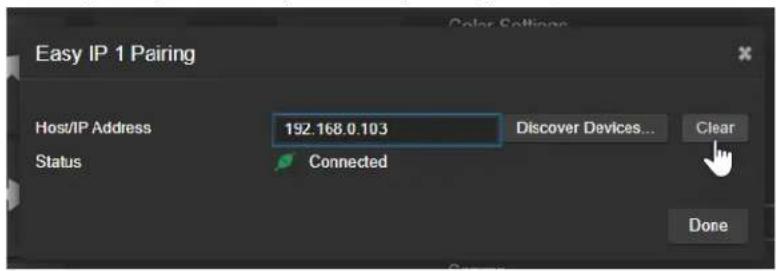 Vaddio EasyIP Ecosystem Base Kit - Unpairing Cameras - 1