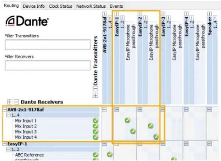 Vaddio EasyIP Ecosystem Base Kit - To route four microphones as two flows: - 2