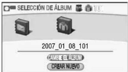 TOSHIBA Gigashot GSC-K80HE - Cambio del tipo de un álbum en la unidad de disco duro - 2