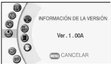 TOSHIBA Gigashot GSC-K80HE - Visualización de la Información de la versión - 1