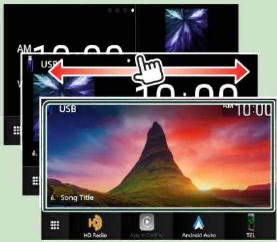 AM 10:00 USB 10:00 USB AM 10:00 Song Title HD Radio Apple CatPlay Android Auto TEL